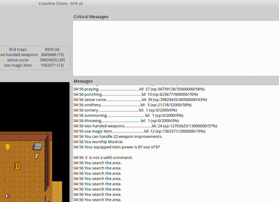 client screenshot